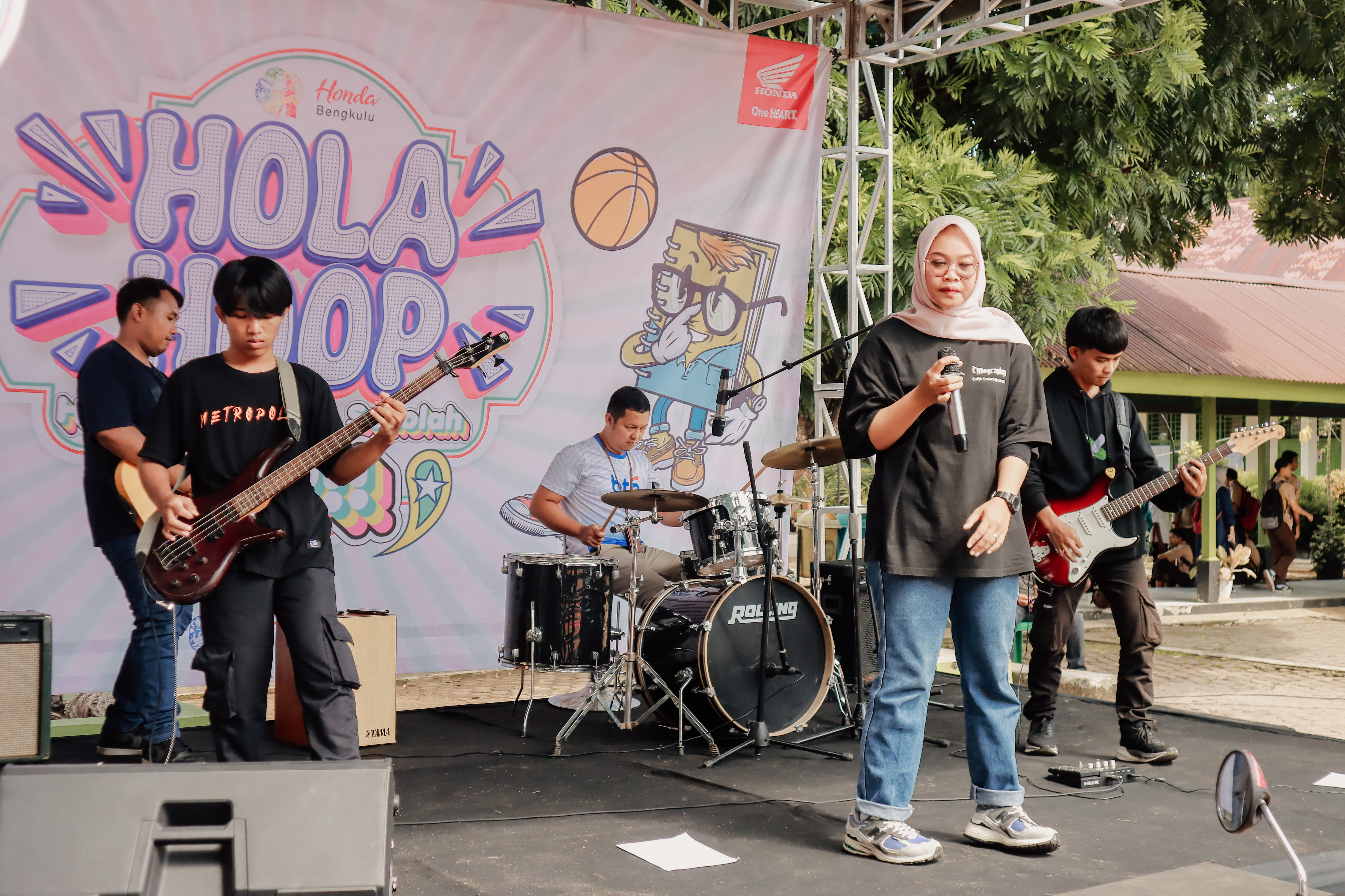 Hola Hoop Honda 2024 di SMKN 2 Bengkulu Utara