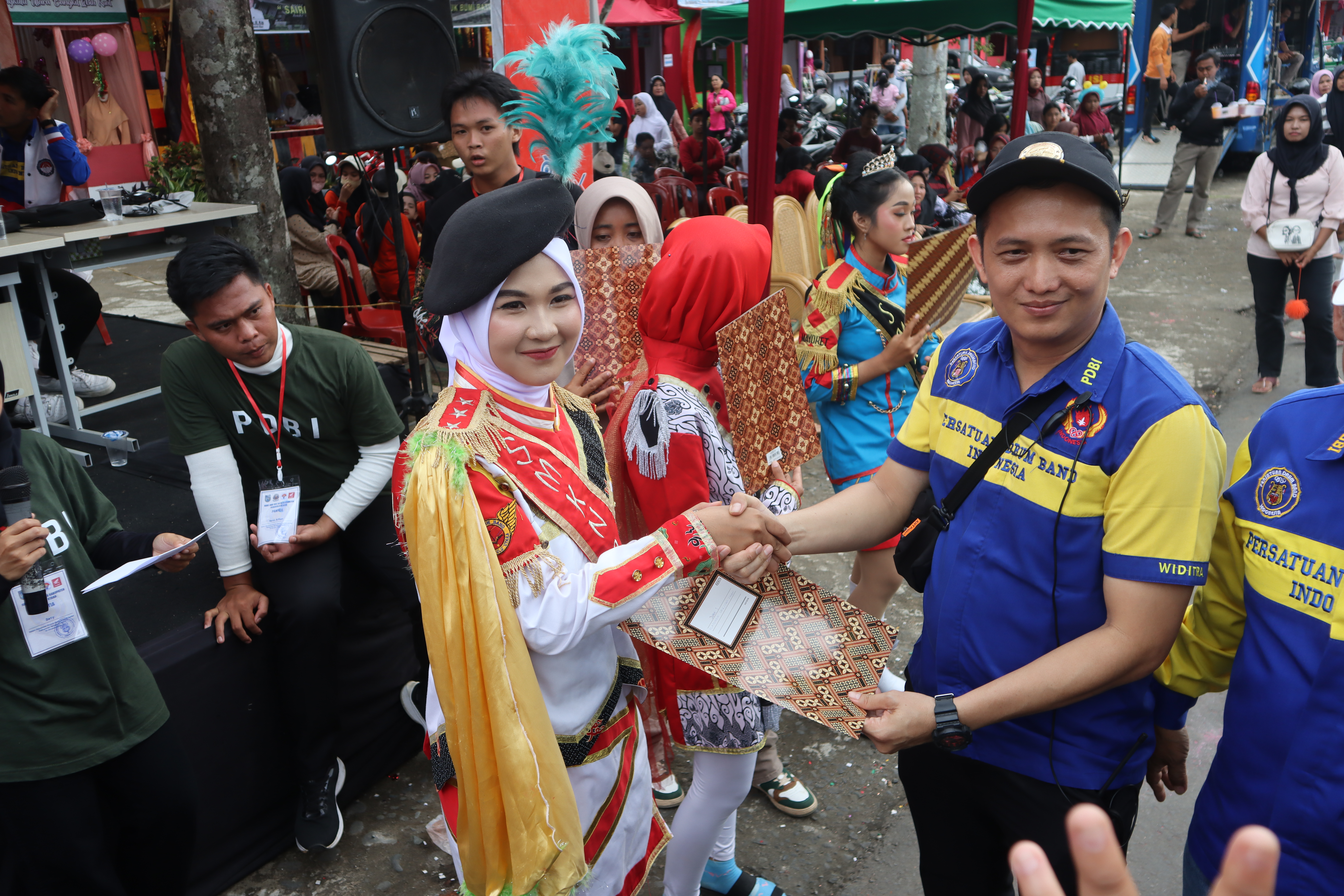 Juara I Lomba Drumband pada ajang HUT Kota Arga Makmur Ke-46 Tahun 2022