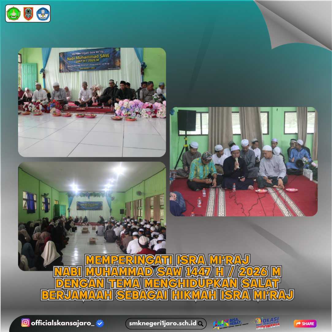 MEMPERINGATI ISRA MI'RAJ NABI MUHAMMAD SAW 1447 H / 2026 M