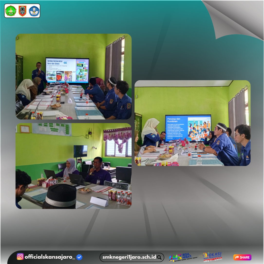 SMKN 1 Jaro Menyambut Tim Asesor Penilaian Kinerja Kepala Sekolah