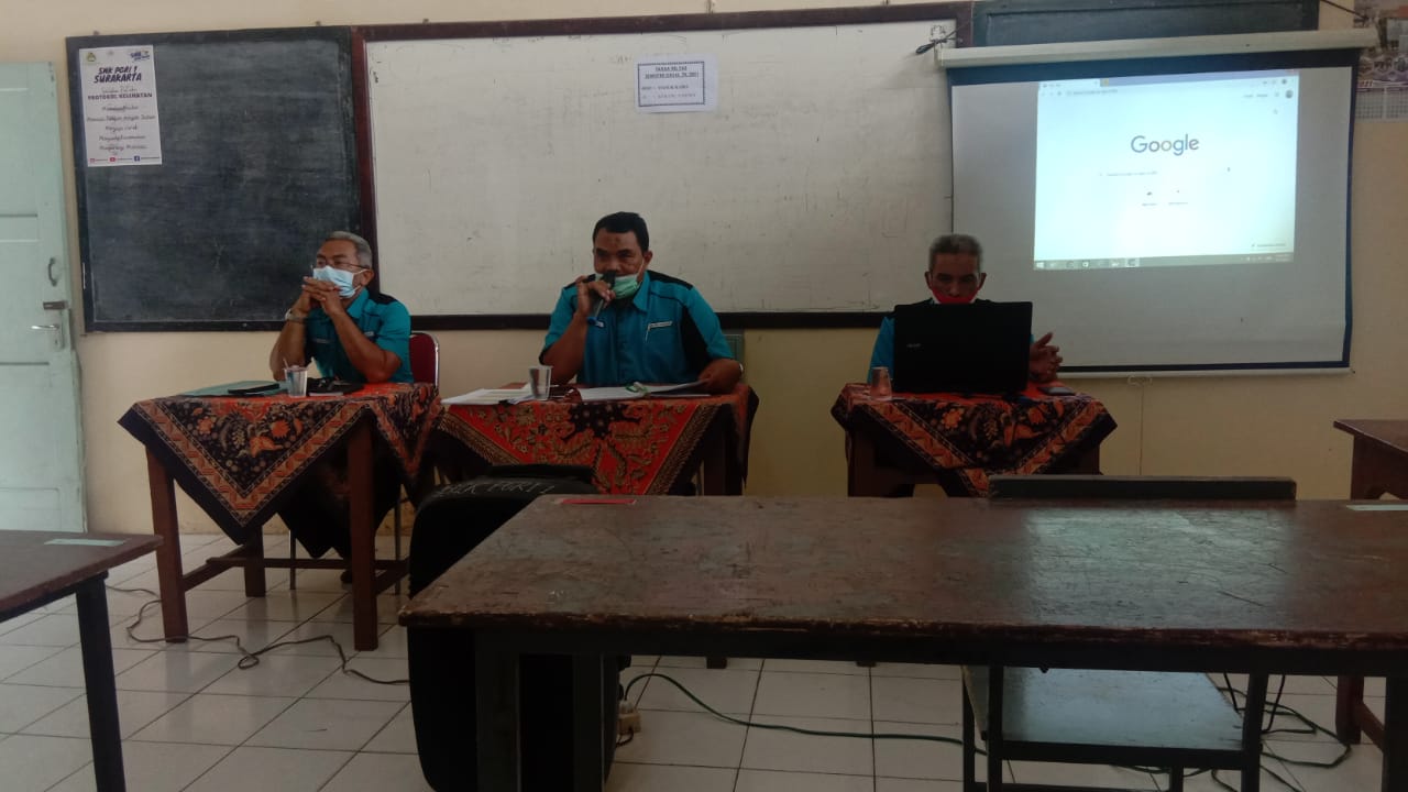 Koordinasi evaluasi PJJ semester gasal tahun Ajaran 2021/2022