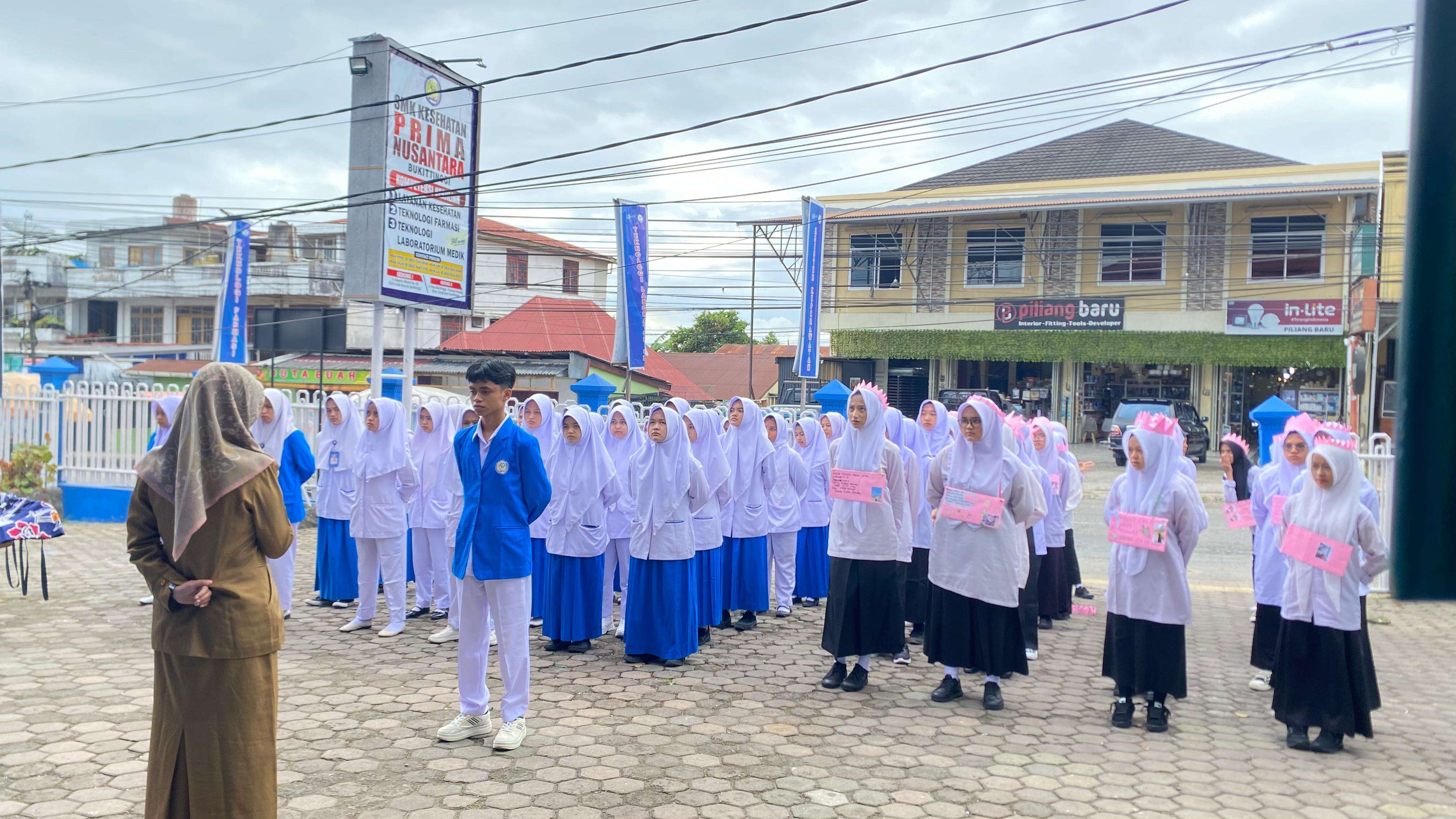 KEGIATAN MASA PENGENALAN LINGKUNGAN SEKOLAH (MPLS)  TA. 2025/2026 SMK KESEHATAN PRIMA NUSANTARA BUKITTINGGI