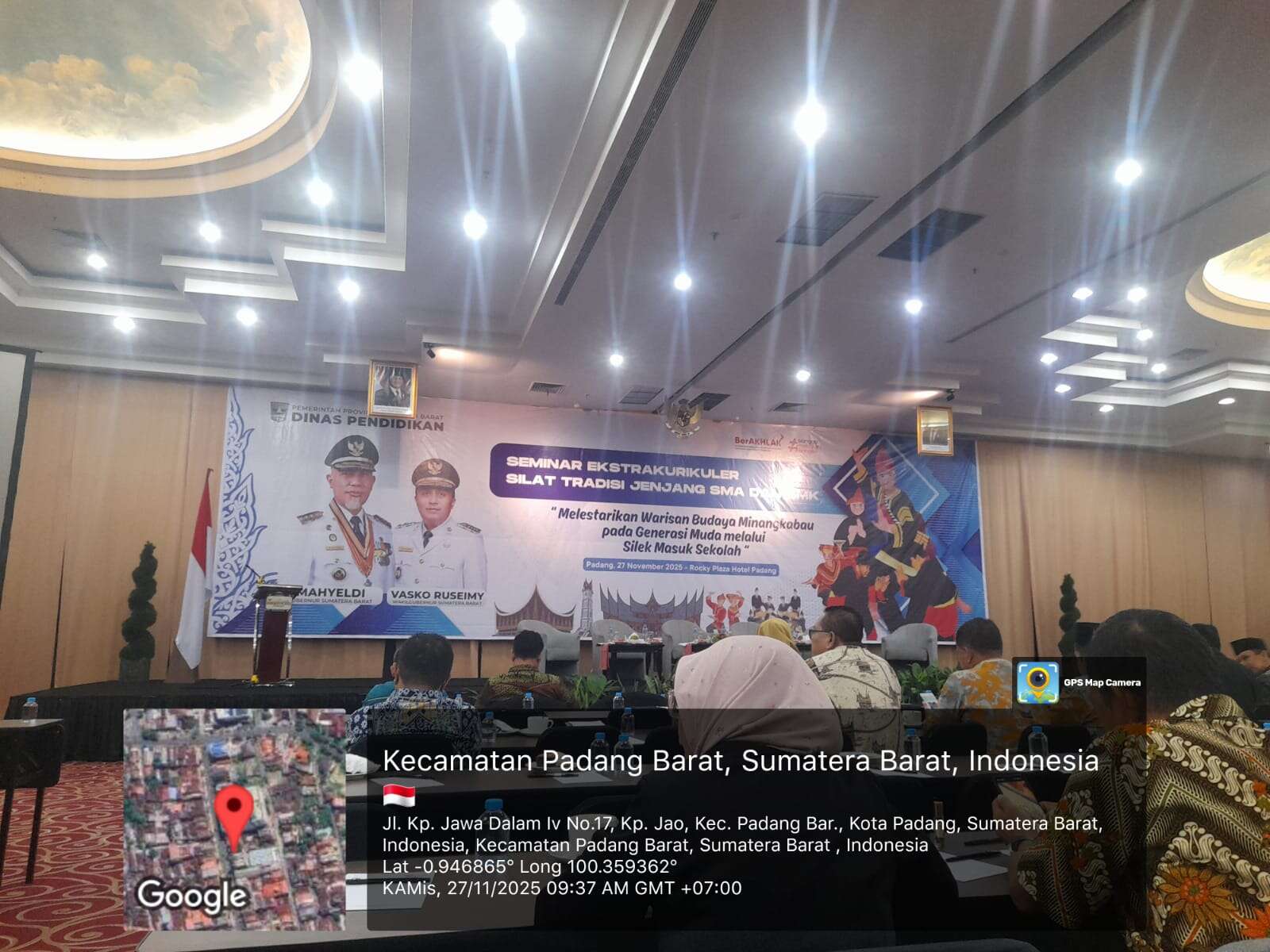 SMK KESEHATAN PRIMA NUSANTARA BUKITTIGGI MENGHADIRI KEGIATAN SEMONAR EKSTRAKULIKULER SILAT TINGKAT SMA DAN SMK DI ROCKY PLAZA HOTEL PADANG