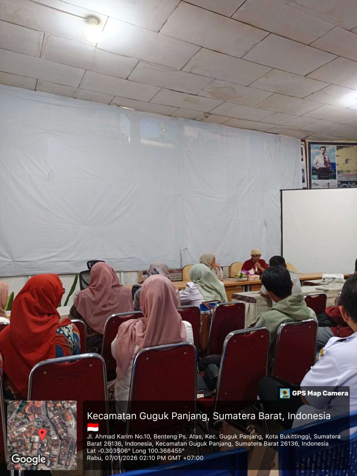 KEGIATAN RAPAT YANG DISELENGGARAKAN OLEH CABANG DINAS PENDIDIKAN WILAYAH 1 KOTA BUKITTINGGI TERKAIT EKSTRAKULIKULER PENCAK SILAT
