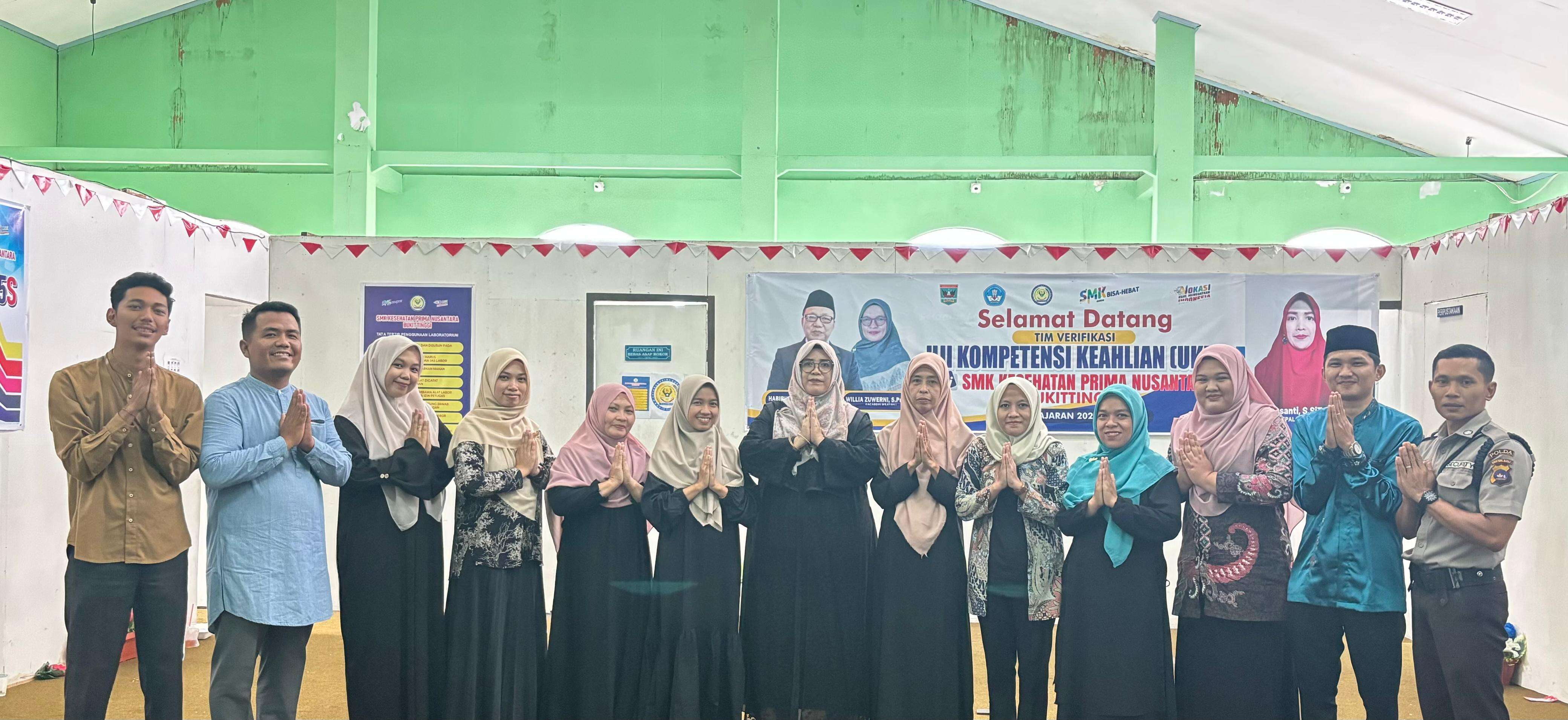KEGIATAN HALAL BIHALAL MURID, MAJELIS GURU DAN STAFF SMK KESEHATAH PRIMA NUSANTARA SEBELUM BULAN RAMADHAN 1447 HIJRIAH