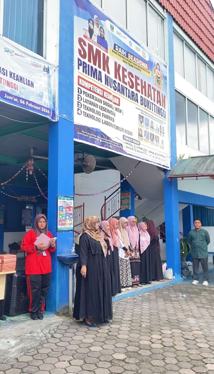 PENUTUPAN MASA PENGENALAN LINGKUNGAN SEKOLAH (MPLS) RAMAH SMK KESEHATAN PRIMA NUSANTARA BUKITTINGGI TAHUN AJARAN 2026/2027