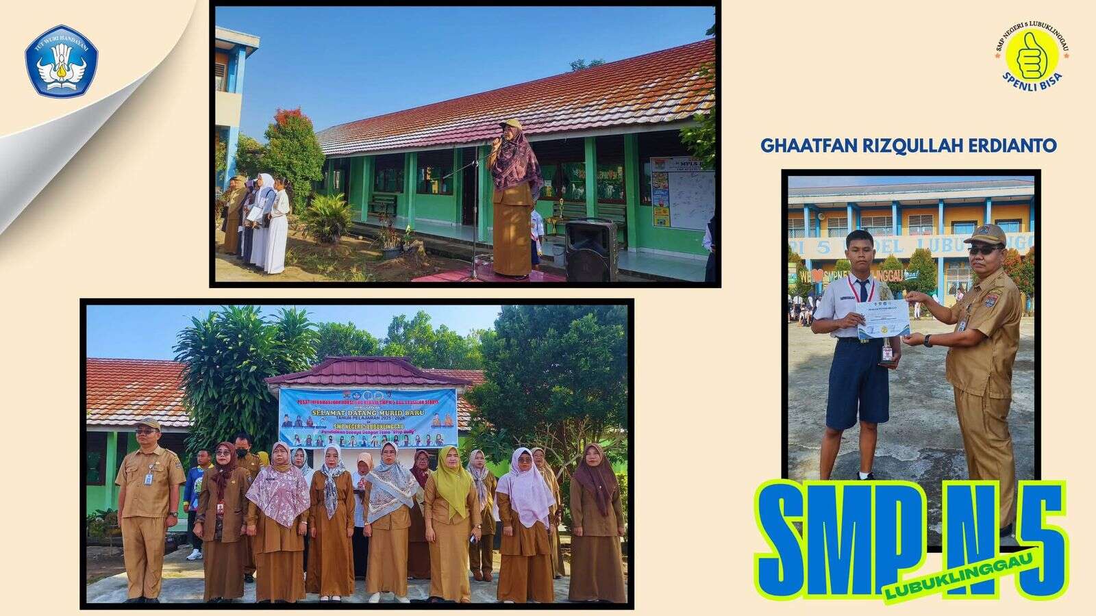 Pemenang lomba Juara 3 O2SN kategori silat putra