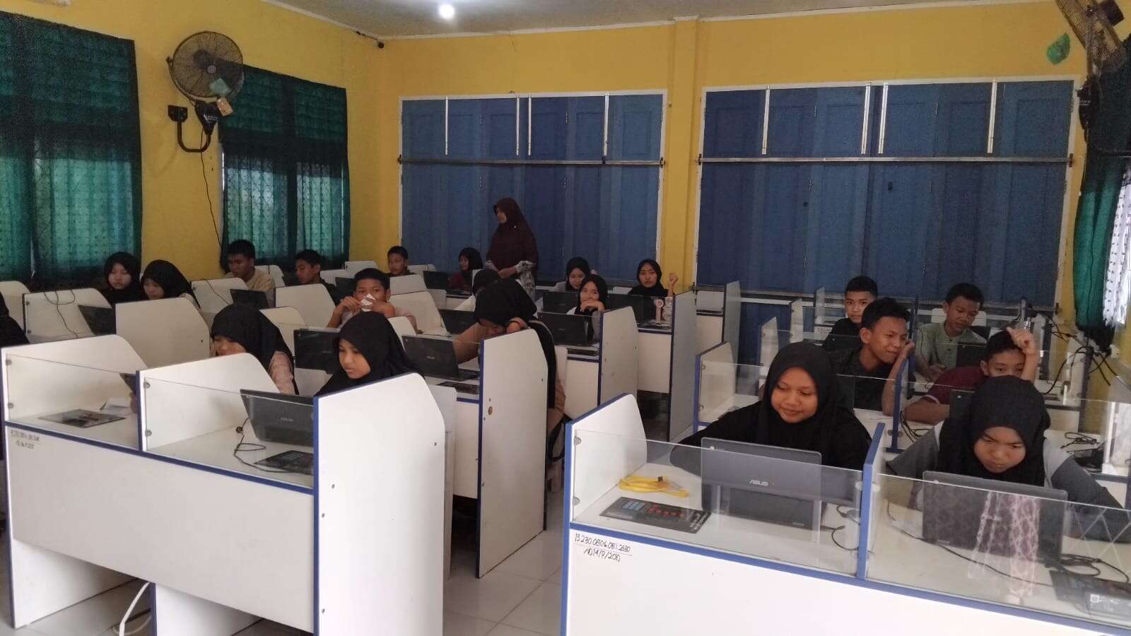 SMP N 5 LLG telah melakukan gladi TKA kelas IX
