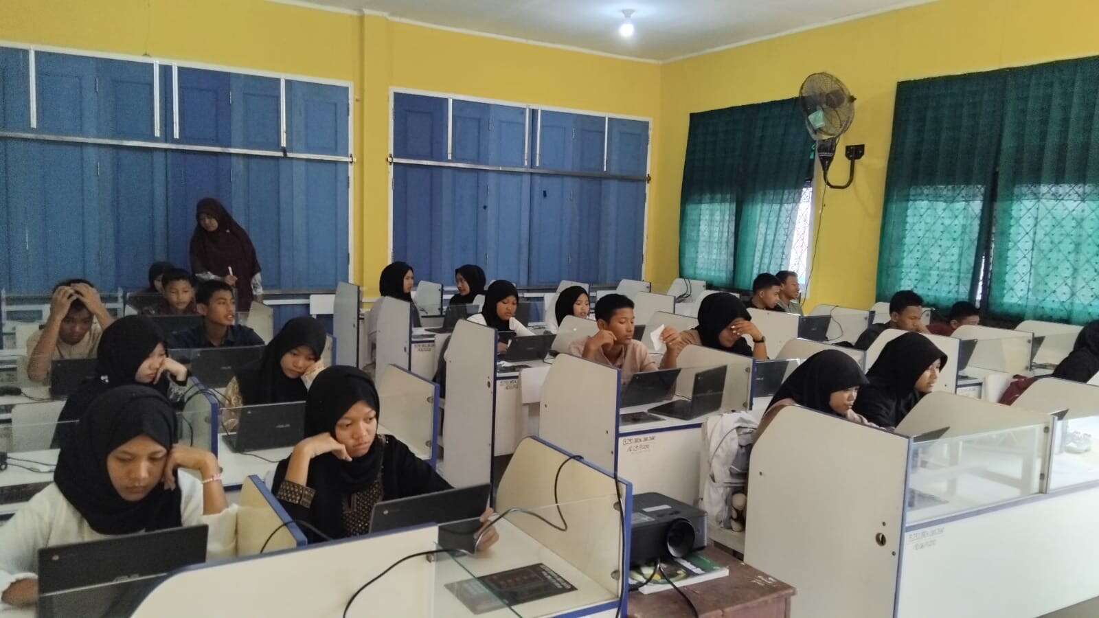 SMP N 5 LLG telah melakukan gladi TKA kelas IX