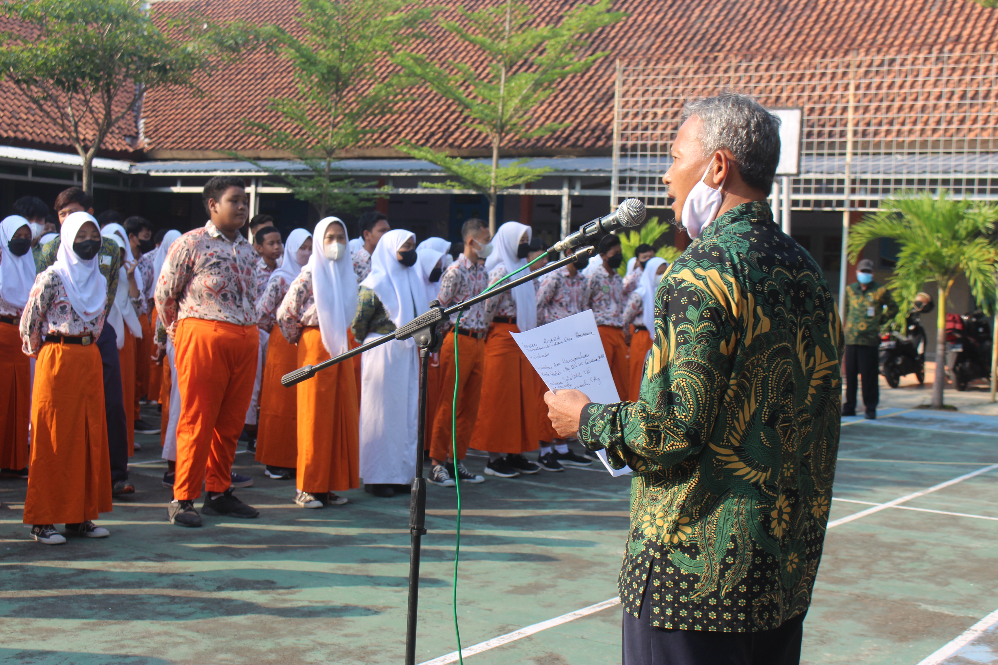 Pembekalan Menghadapi Ujian Sekolah 2022 oleh Kepala Sekolah Drs. WS Gunawan, M.Pd