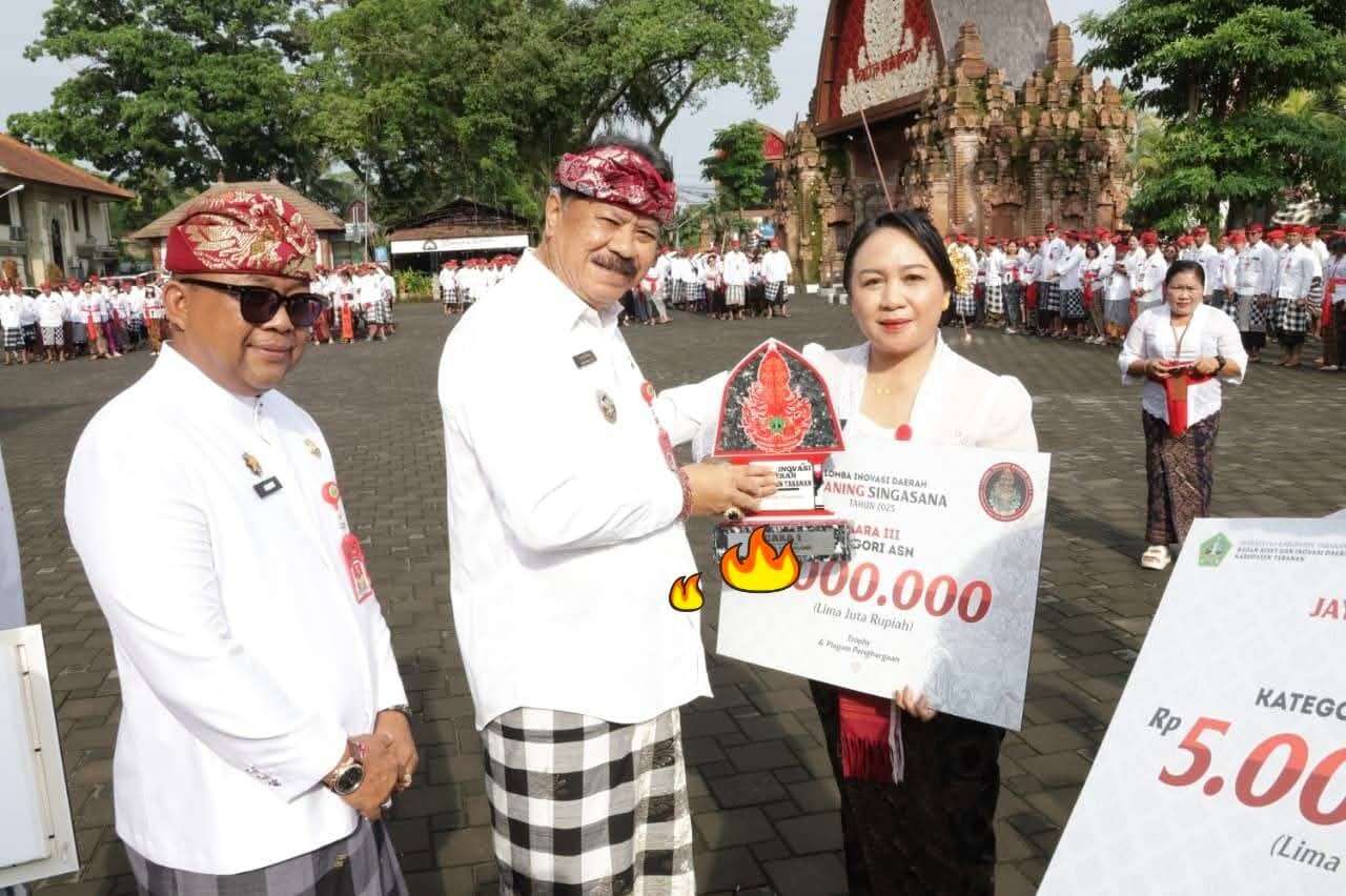 PRESTASI GEMILANG SELSA  DALAM LOMBA INOVASI DAERAH JAYANING SINGASANA TAHUN 2025