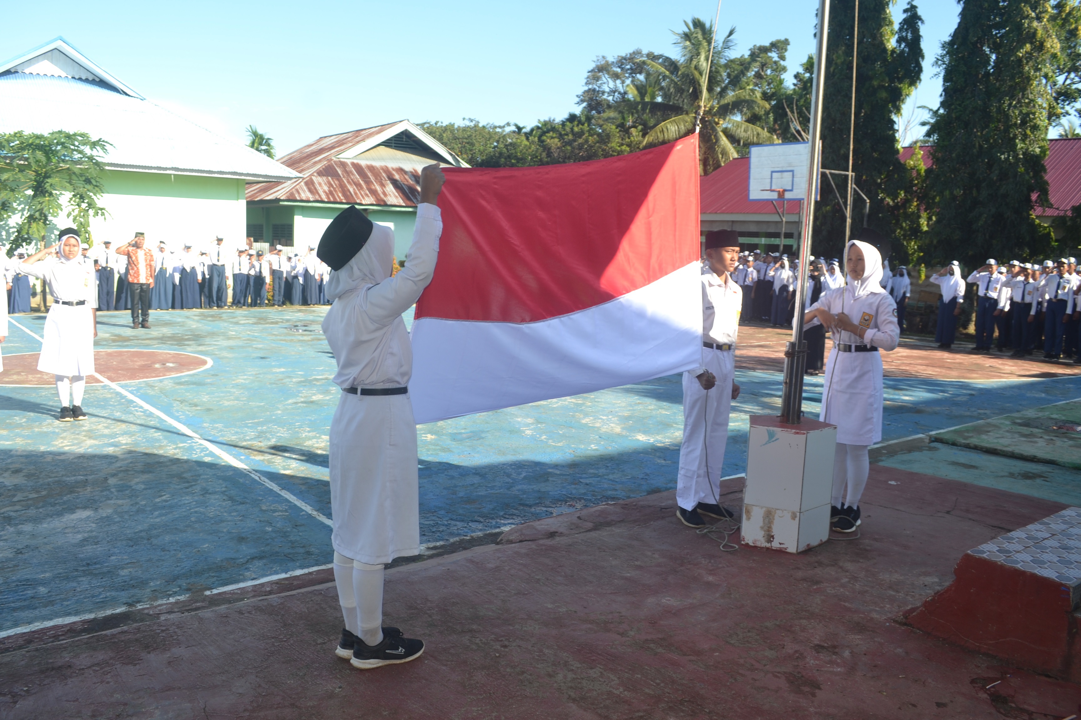 Upacara dan Lomba dalam rangka memperingati HUT RI ke-77 Tahun 2022
