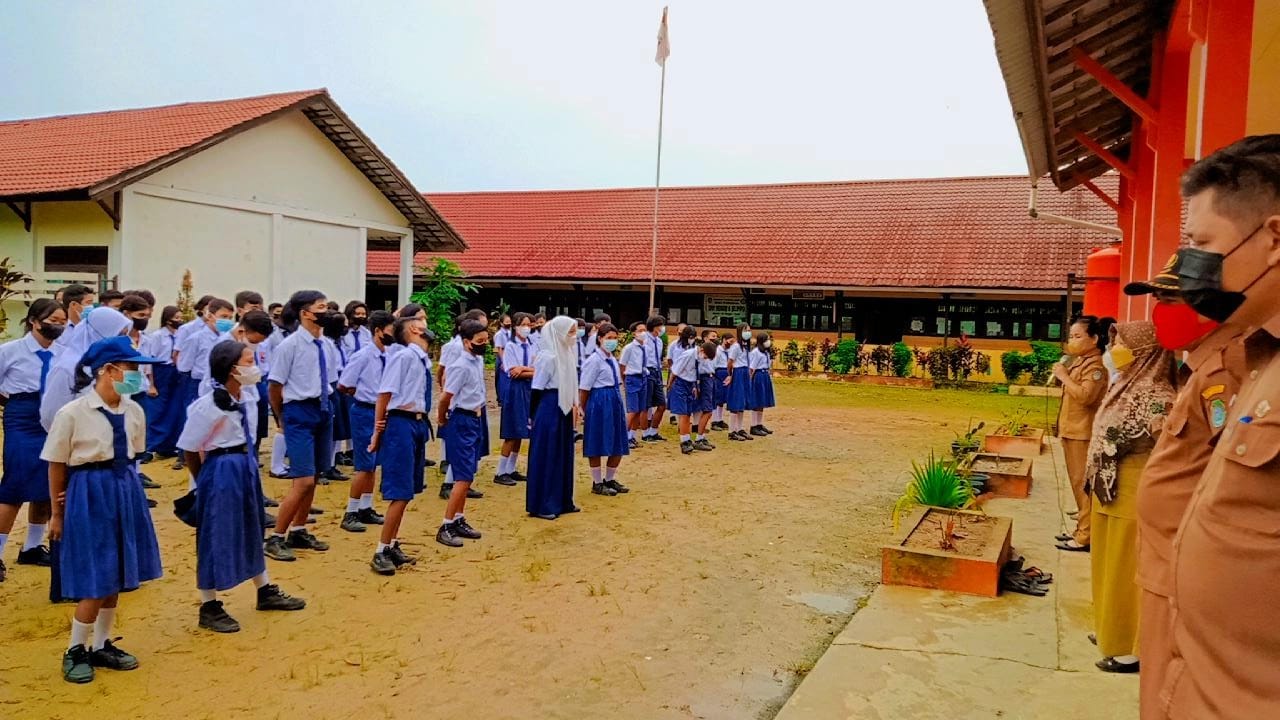 Apel dan Halal Bihalal SMPN 6 Jelimpo