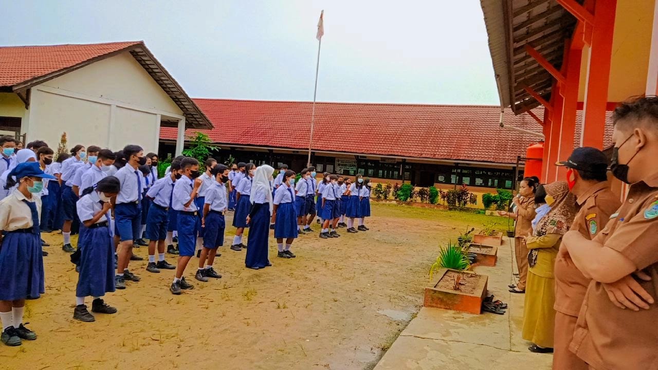Apel dan Halal Bihalal SMPN 6 Jelimpo