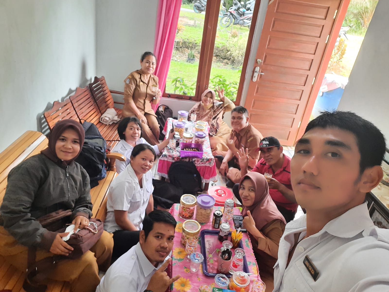 Apel dan Halal Bihalal SMPN 6 Jelimpo