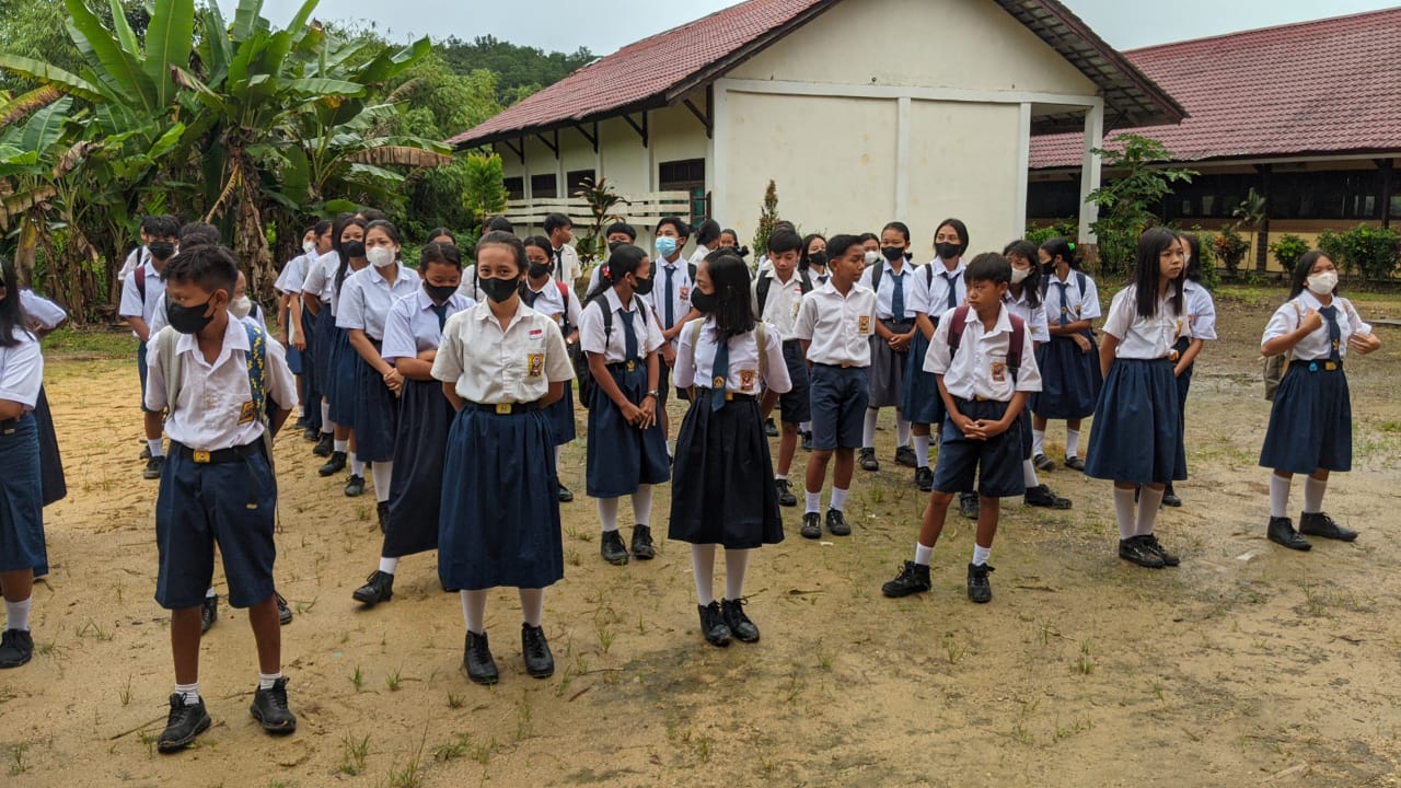 Apel dan Halal Bihalal SMPN 6 Jelimpo
