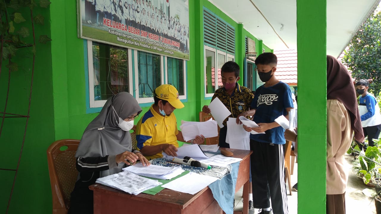 vaksin siswa SMPN 7 Lubuklinggau