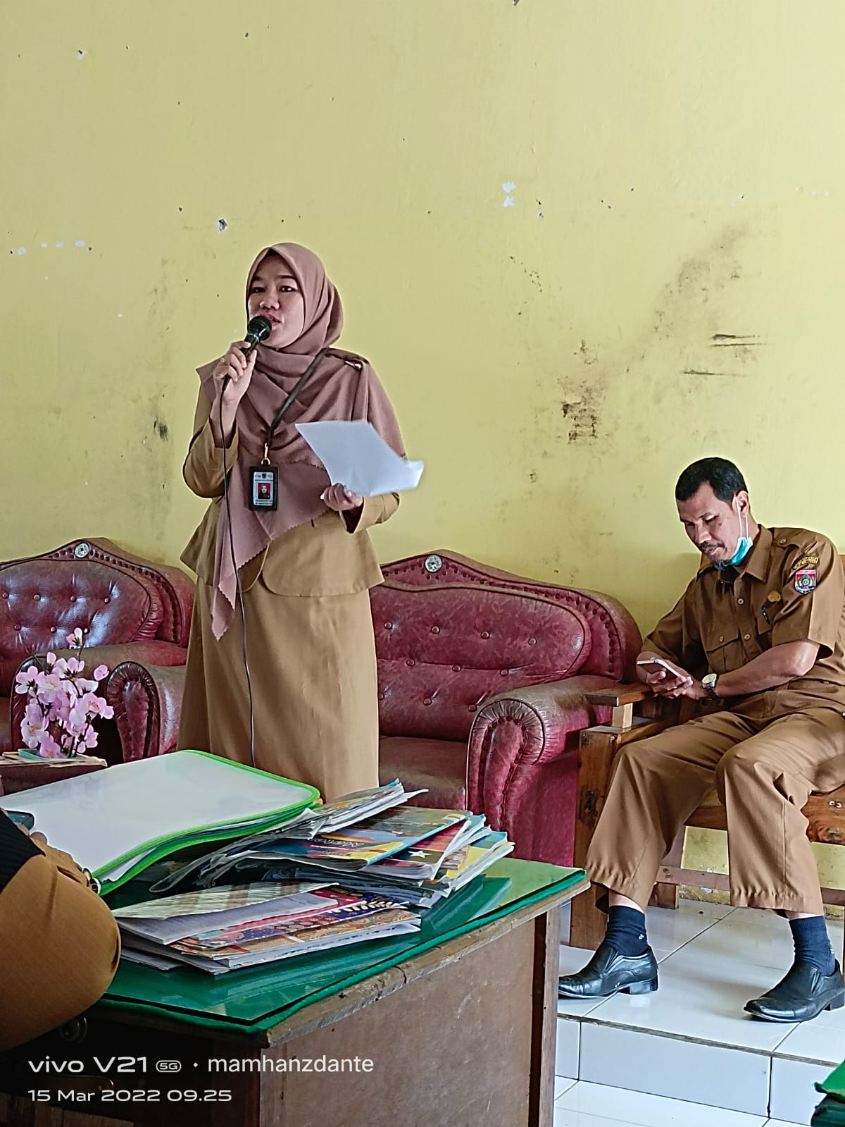 Rapat persiapan UTS Semester II tahun ajaran 2021/2022