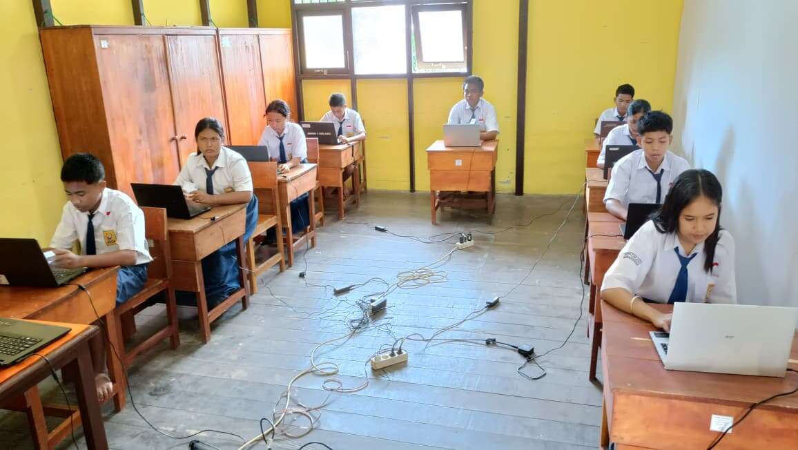 Pelaksanaan Tes Kemampuan Akademik (TKA) di SMP Negeri 2 Delang Berjalan Lancar