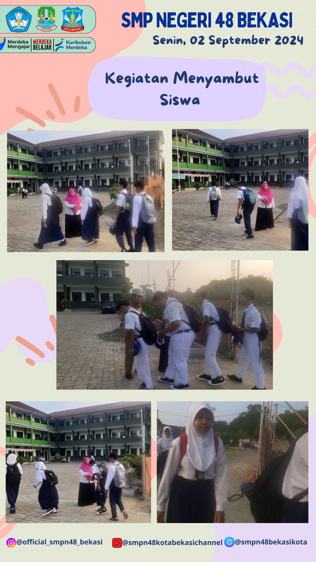 Menyambut Siswa (02 September 2024)