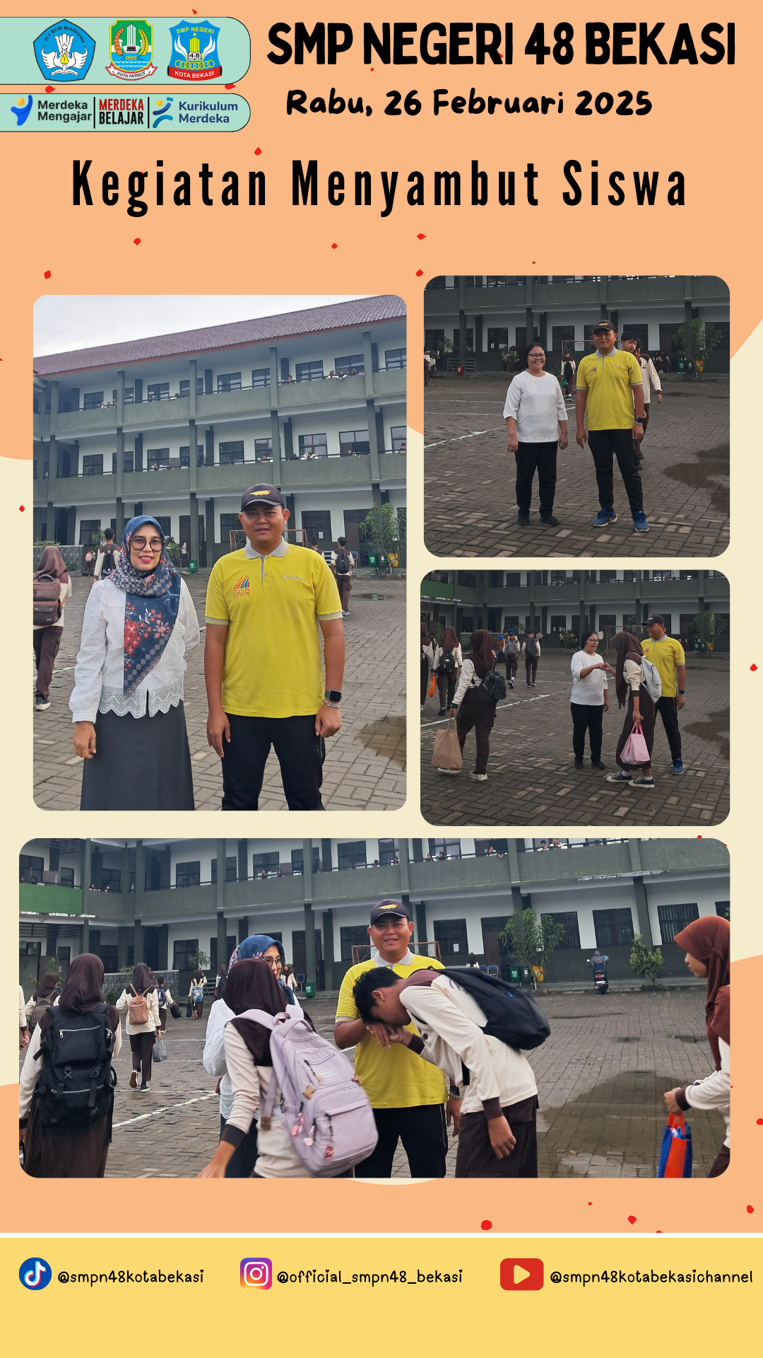 Menyambut Siswa (26 Februari 2025)