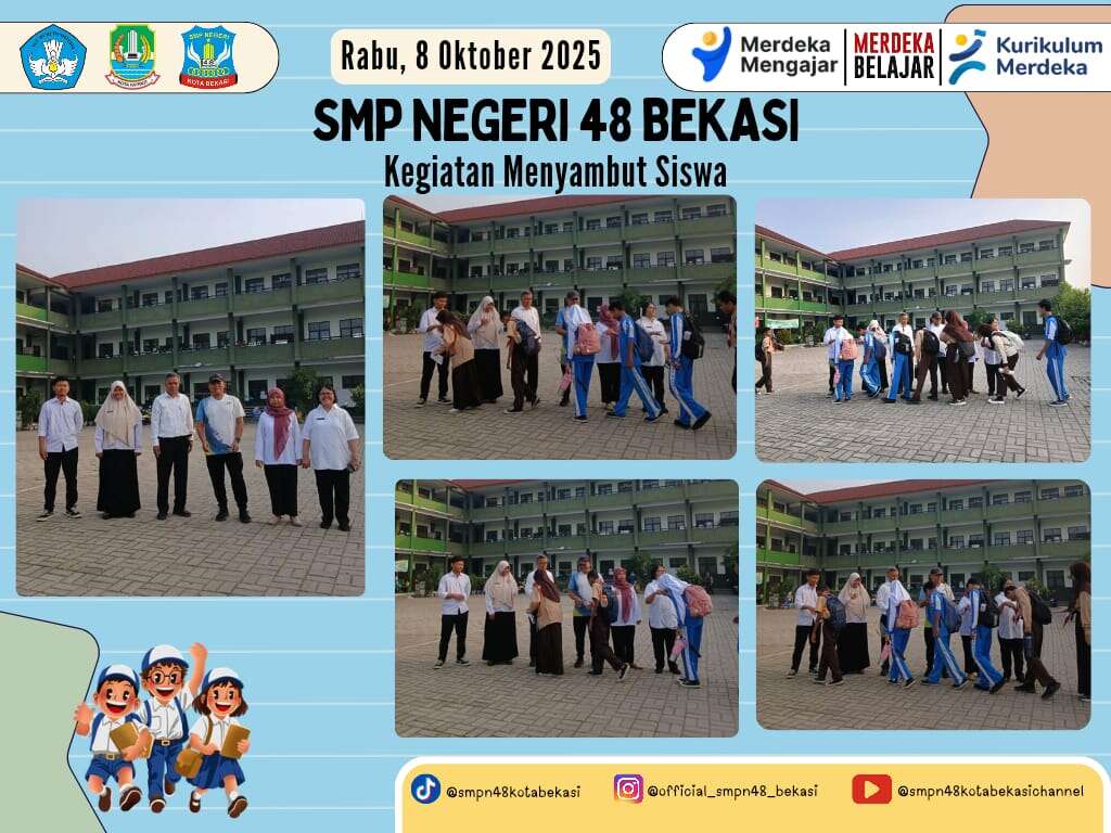 Menyambut Siswa (Rabu, 08-10-2025)