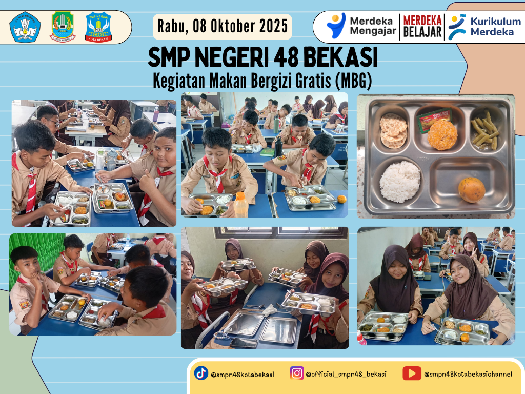 MBG SMPN 48 Bekasi (Rabu, 08 Oktober 2025)