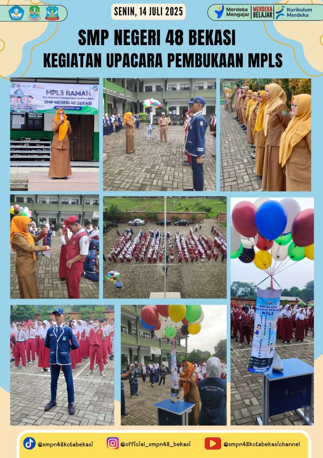 Pembukaan MPLS Tahun Ajaran 2025/2026