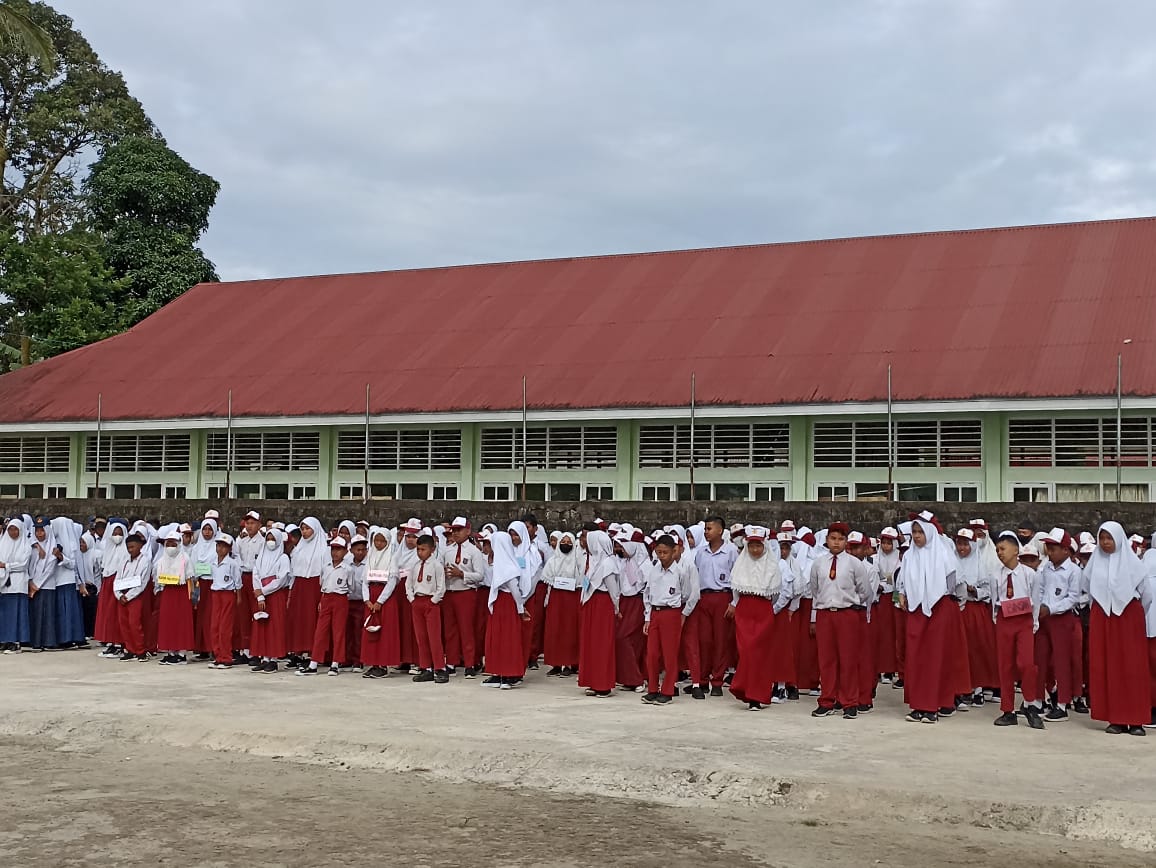 UPACARA PERTAMA DI TAHUN AJARAN BARU BERSAMA SISWA BARU KELAS 7 TAHUN AJARAN 2022-2023