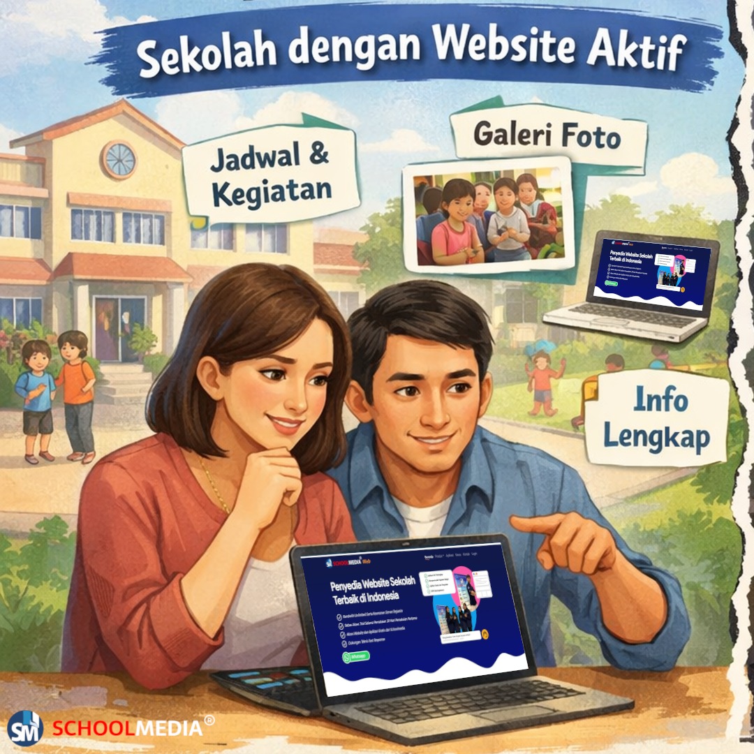 Sekolah Dengan Website Aktif & Sekolah Tanpa Website Aktif