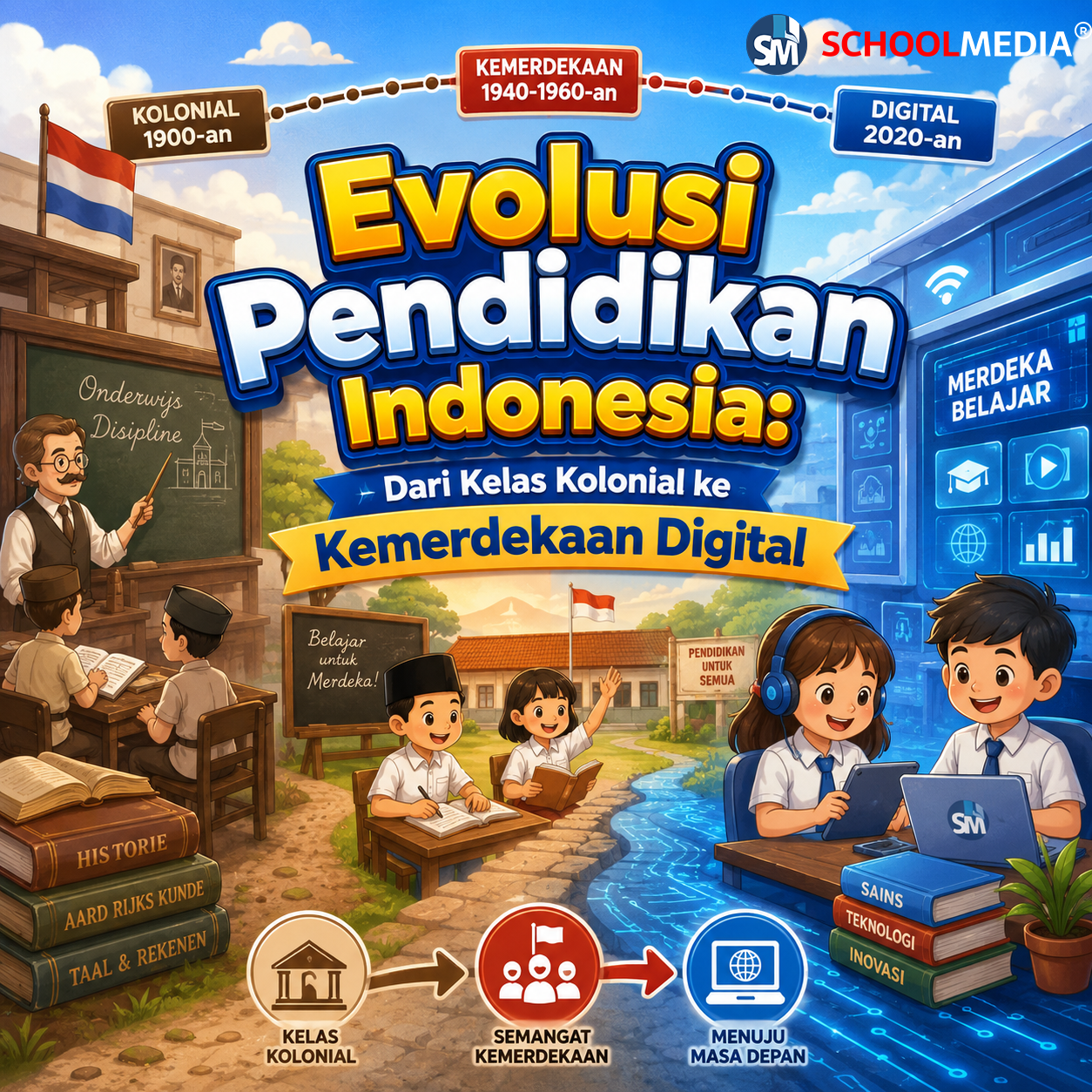 Evolusi Pendidikan Indonesia