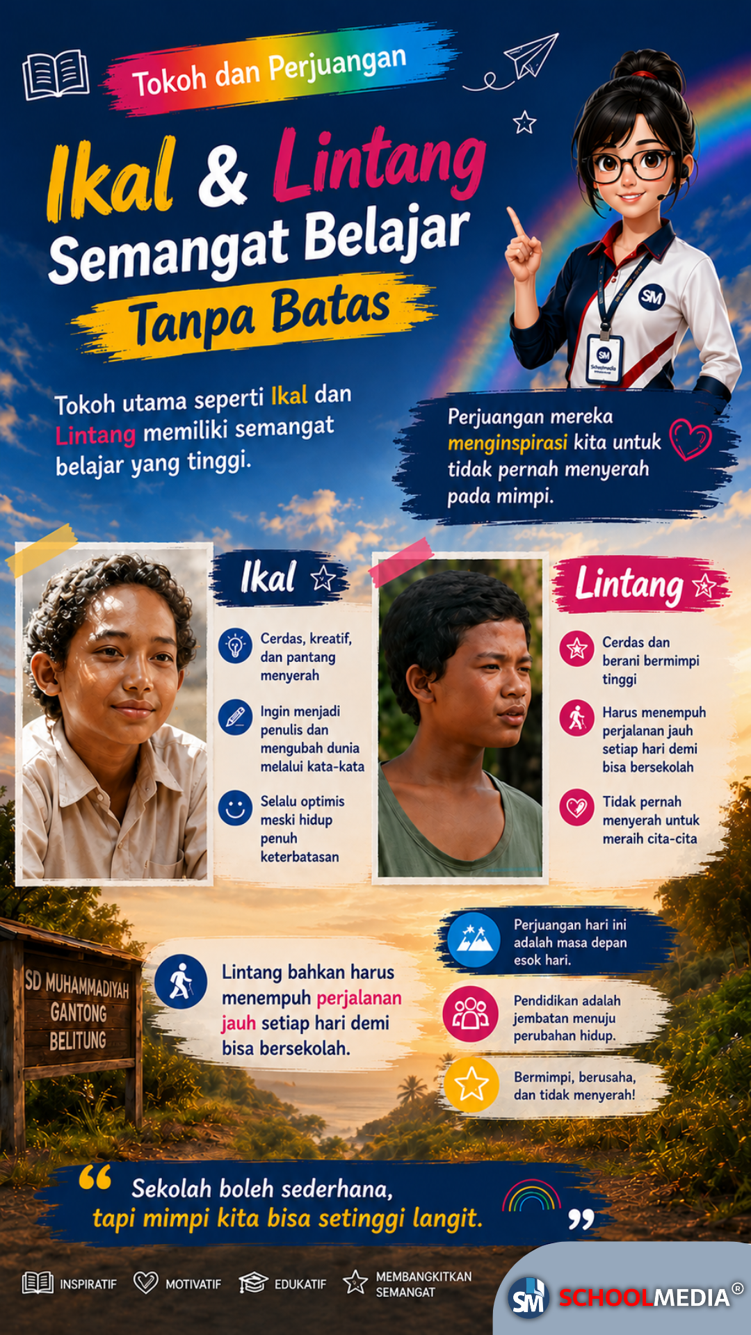 Laskar Pelangi : FIlm Pendidikan Terbaik Indonesia