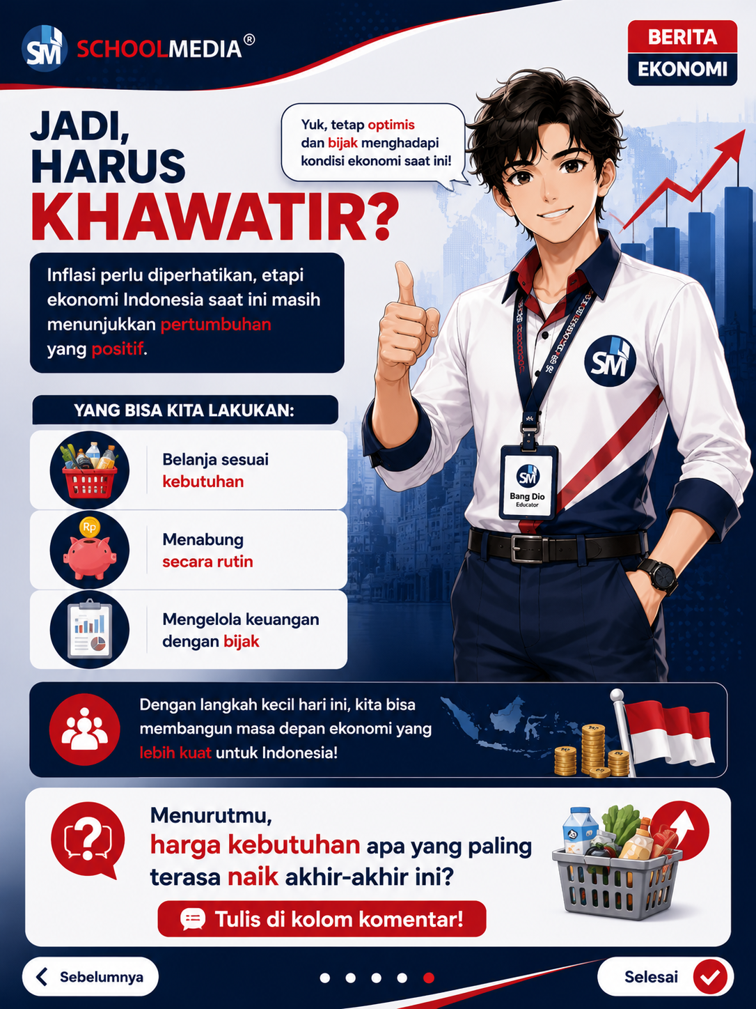 Inflasi Naik, Ekonomi Indonesia tetap tumbuh?