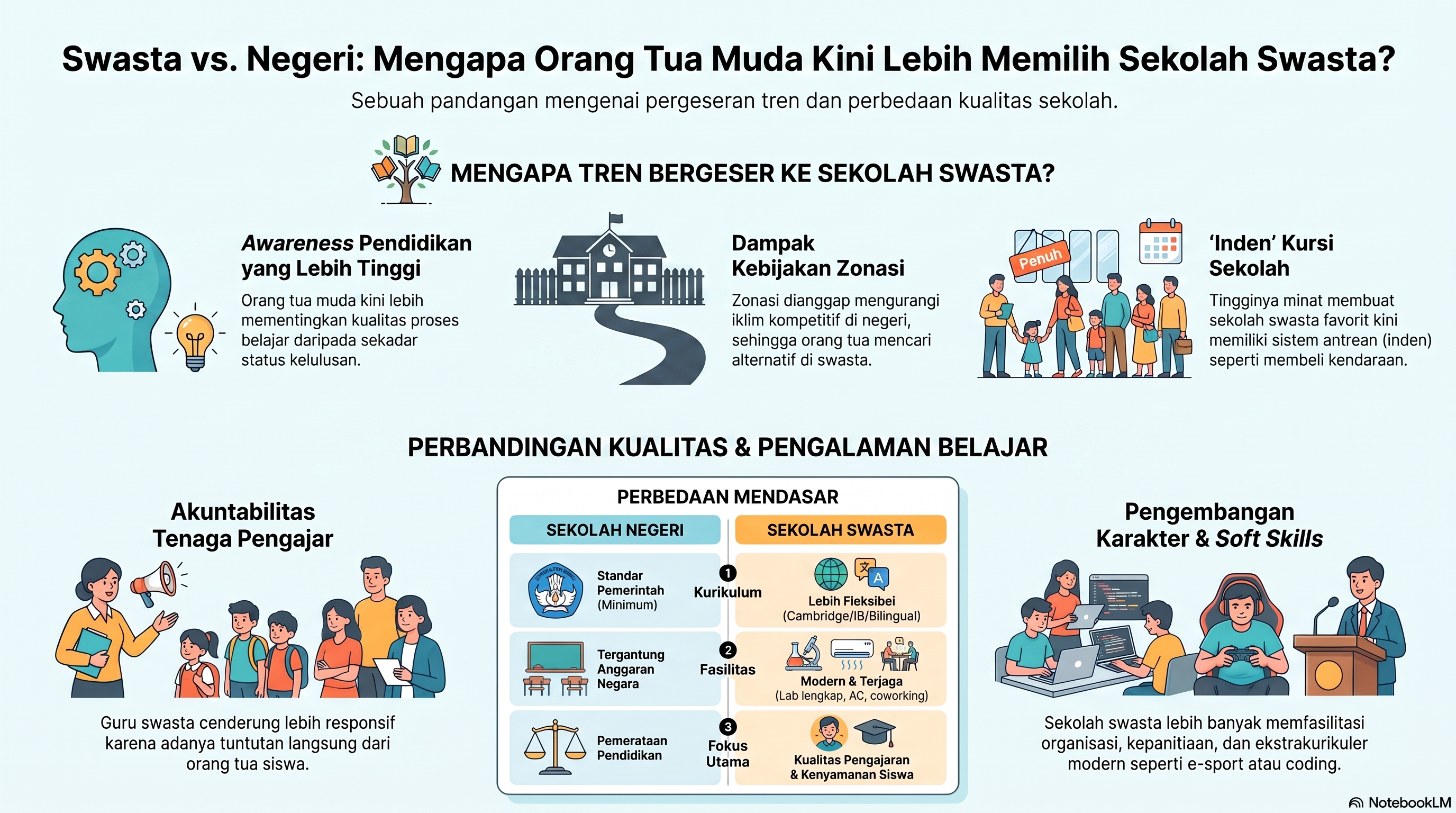 Mengapa Tren Bergeser Ke Sekolah Swasta?