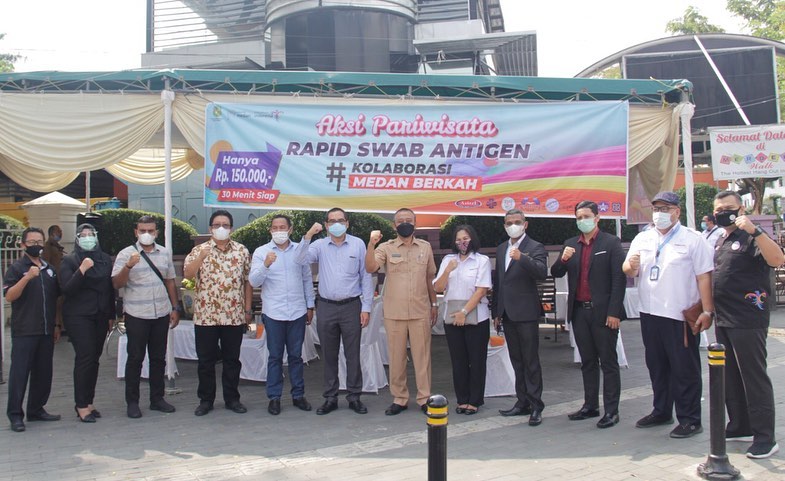 Pemkot Medan Gelar Rapid Swab Antigen seharga Rp 150 Ribu
