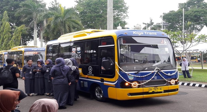 Bus Koja Trans Icon Baru yang Bikin Penasaran Warga Jambi