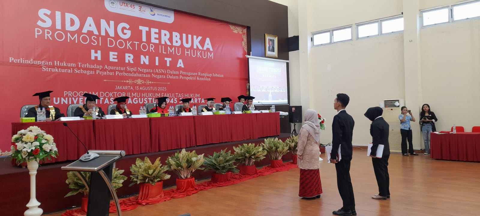 Dr Hernita S.T, M.Si, Kasubdit Sarpras dan Tata Kelola Direktorat SMK Raih Gelar Doktor