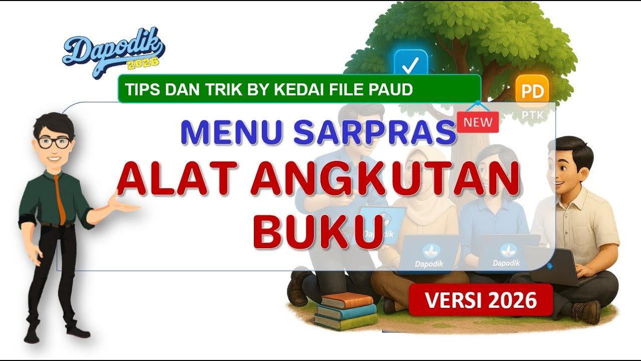 Kemendikdasmen Tambah Referensi Buku di Dapodik Versi 2026.a  Sekolah Diminta Segera Perbarui dan Sinkronisasi Data