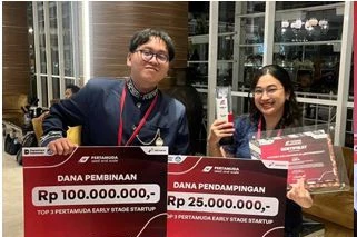 Mahasiswa UGM Raih Juara Pertamuda Seed and Scale 2025, Bawa Pulang Dana Pengembangan Rp100 Juta