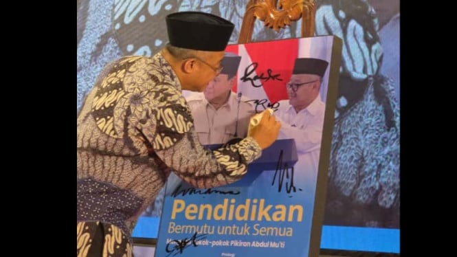 Peluncuran Buku Menggali Pokok Pikiran Prof Dr Abdul Mu’ti Sang Nahkoda Kemendikdasmen