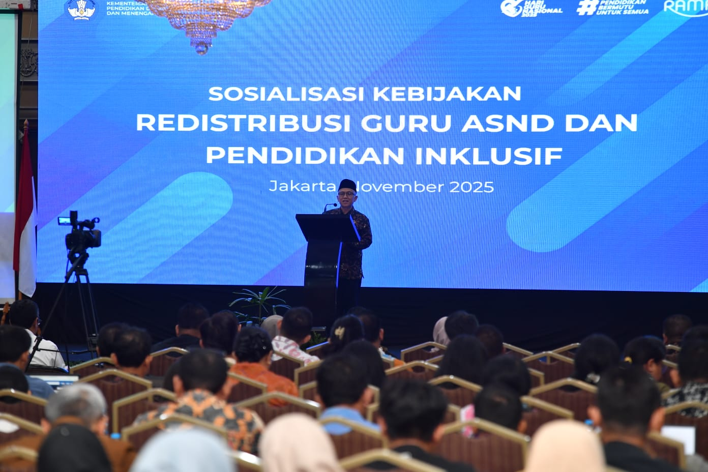 Kemendikdasmen Pastikan 2026 Menjadi Tahun Implementasi Redistribusi Guru ASND dan Pendidikan Inklusif