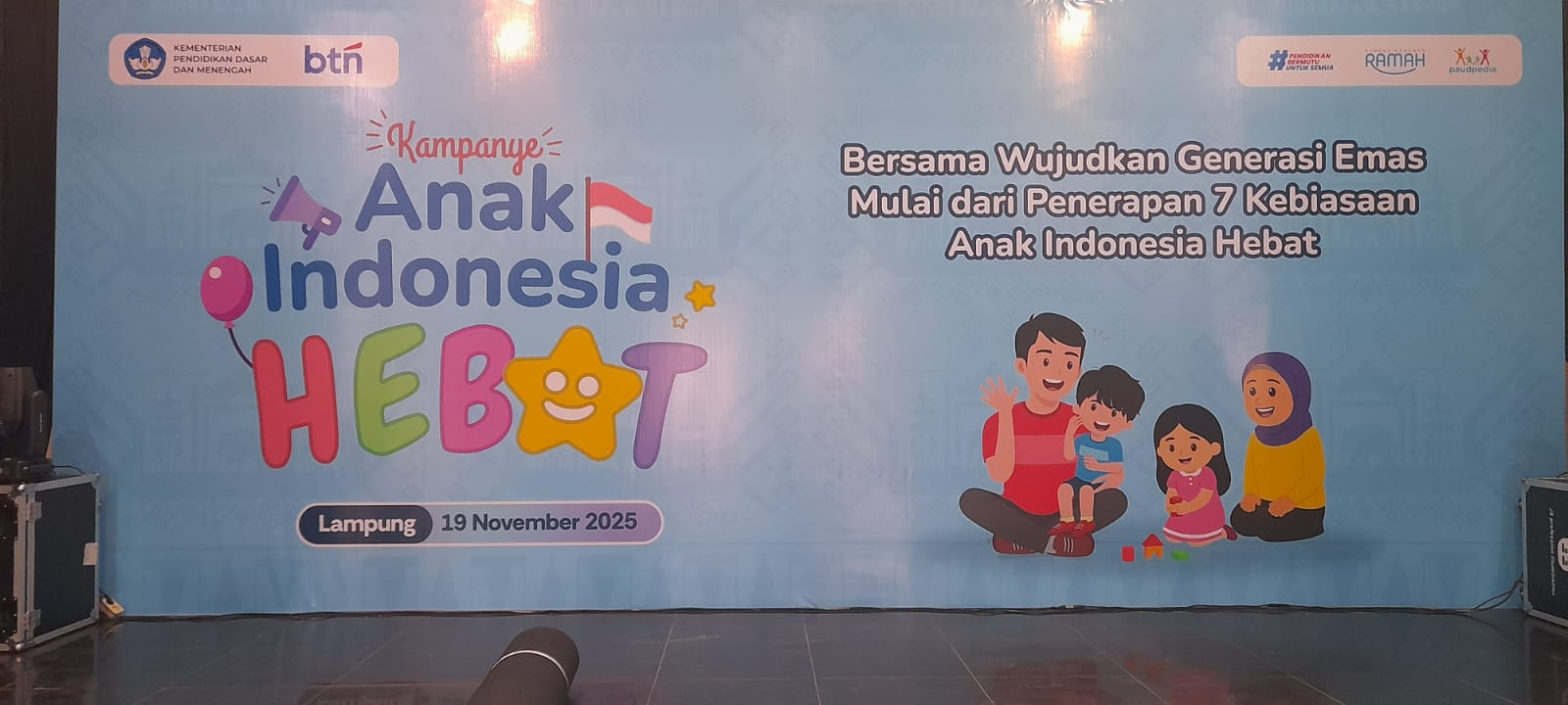 Kampanye Anak Indonesia Hebat di Bandar Lampung Perkuat Pendidikan Karakter