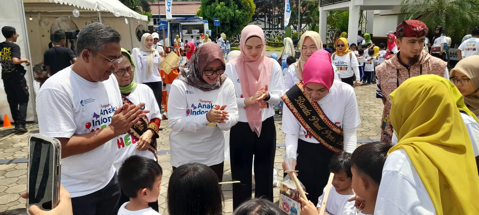 Kampanye Anak Indonesia Hebat ke 4 di Bandar Lampung Dekatkan Anak Dengan Permainan Tradisional