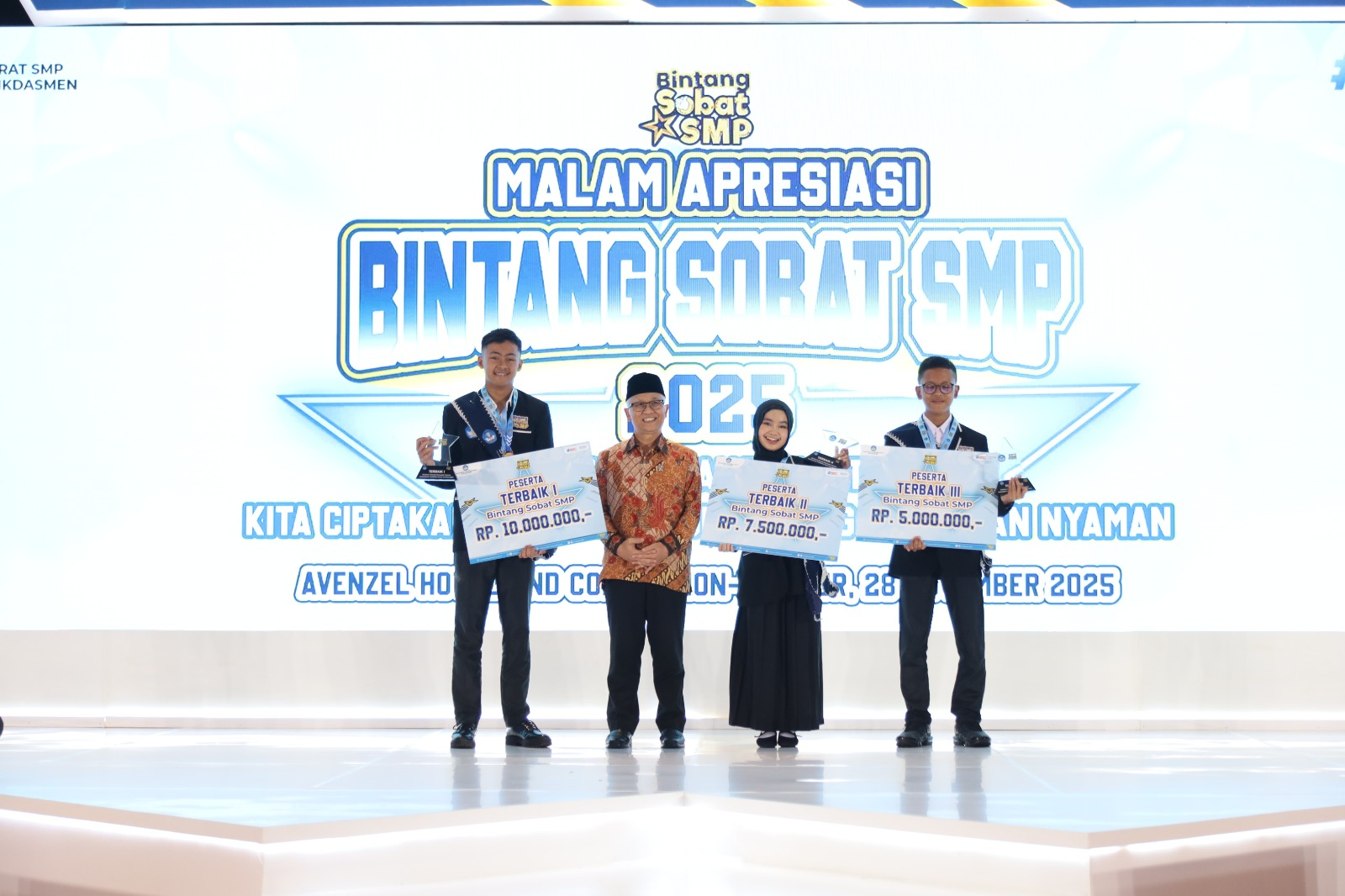 Malam Apresiasi Bintang Sobat SMP 2025 Lahirkan Duta Pendidikan yang Ramah, Panutan Sebayanya