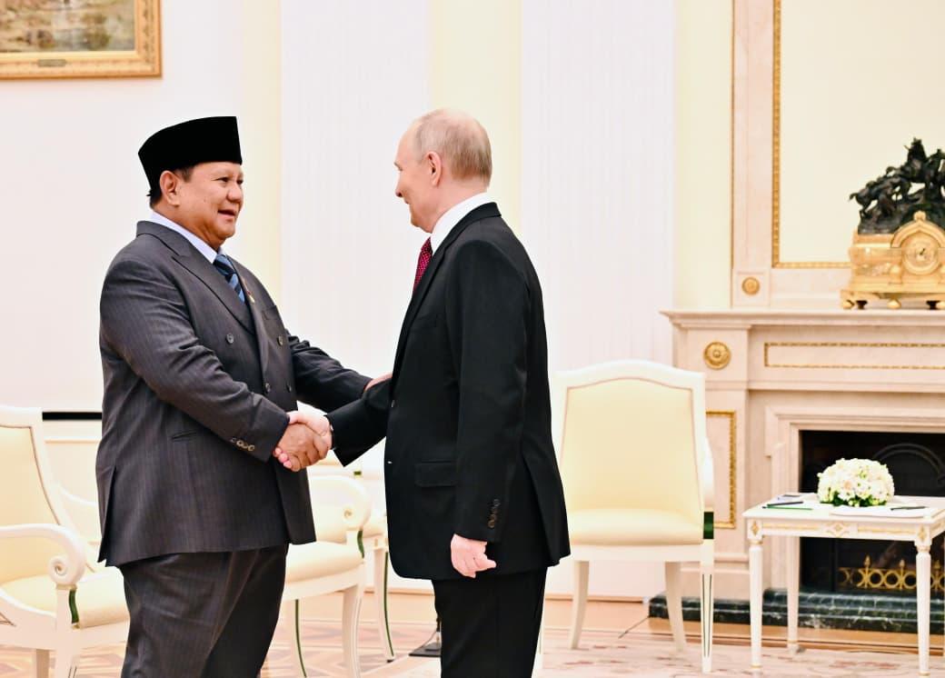 Presiden Prabowo Sampaikan Apresiasi dan Undang Presiden Putin Berkunjung ke Indonesia