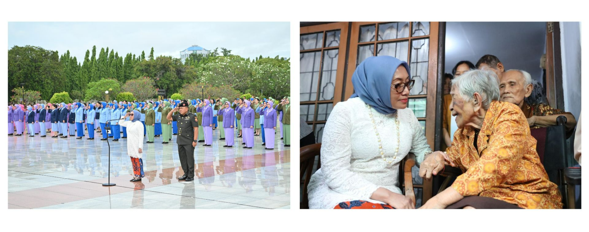 Refleksi Perjuangan Perempuan di Peringatan Hari Ibu ke-97, Menteri PPPA Pimpin Tabur Bunga dan Anjangsana Veteran Perempuan