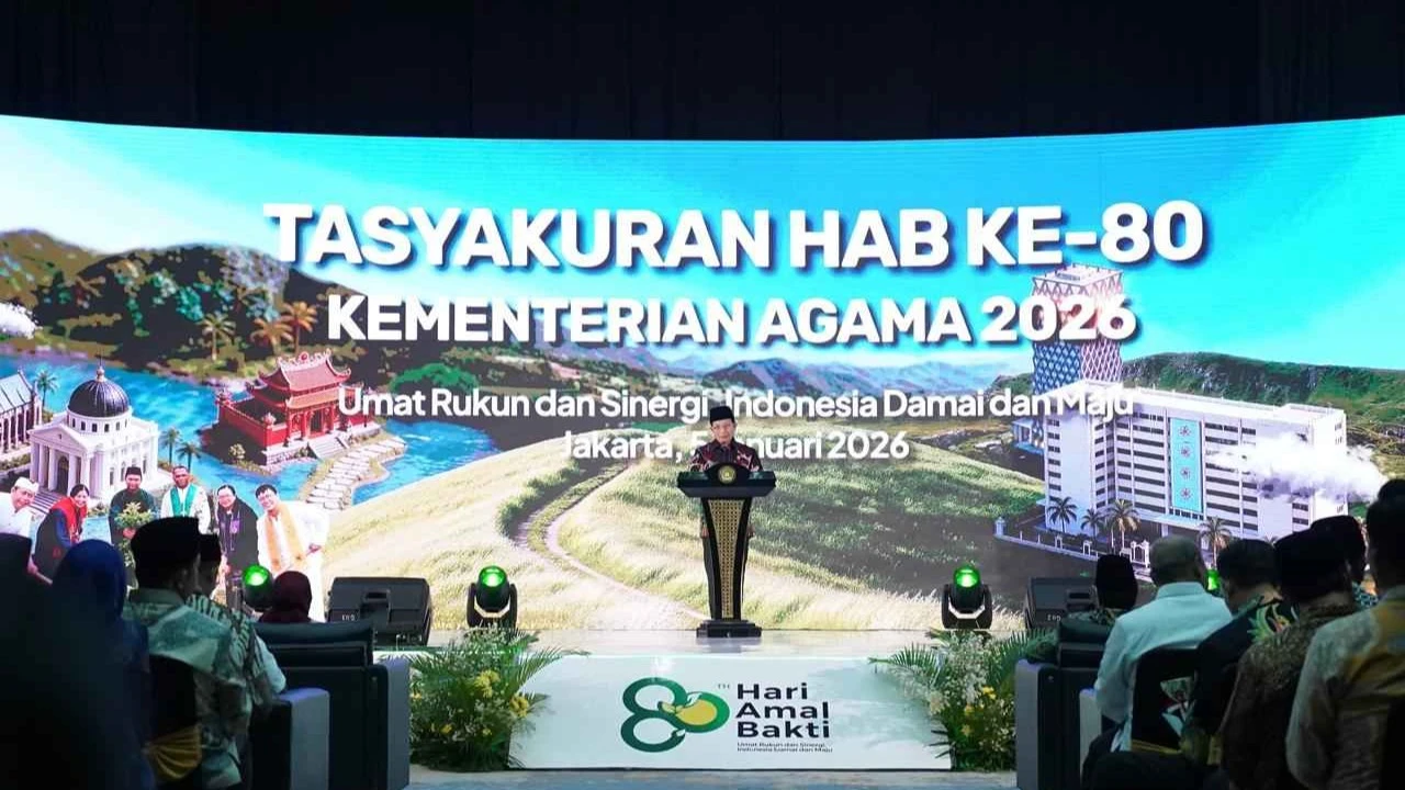 Hari Amal Bakti ke 80, Menag Ingatkan, Tanpa Doa dan Ikhlas Pembangunan Kehilangan Makna