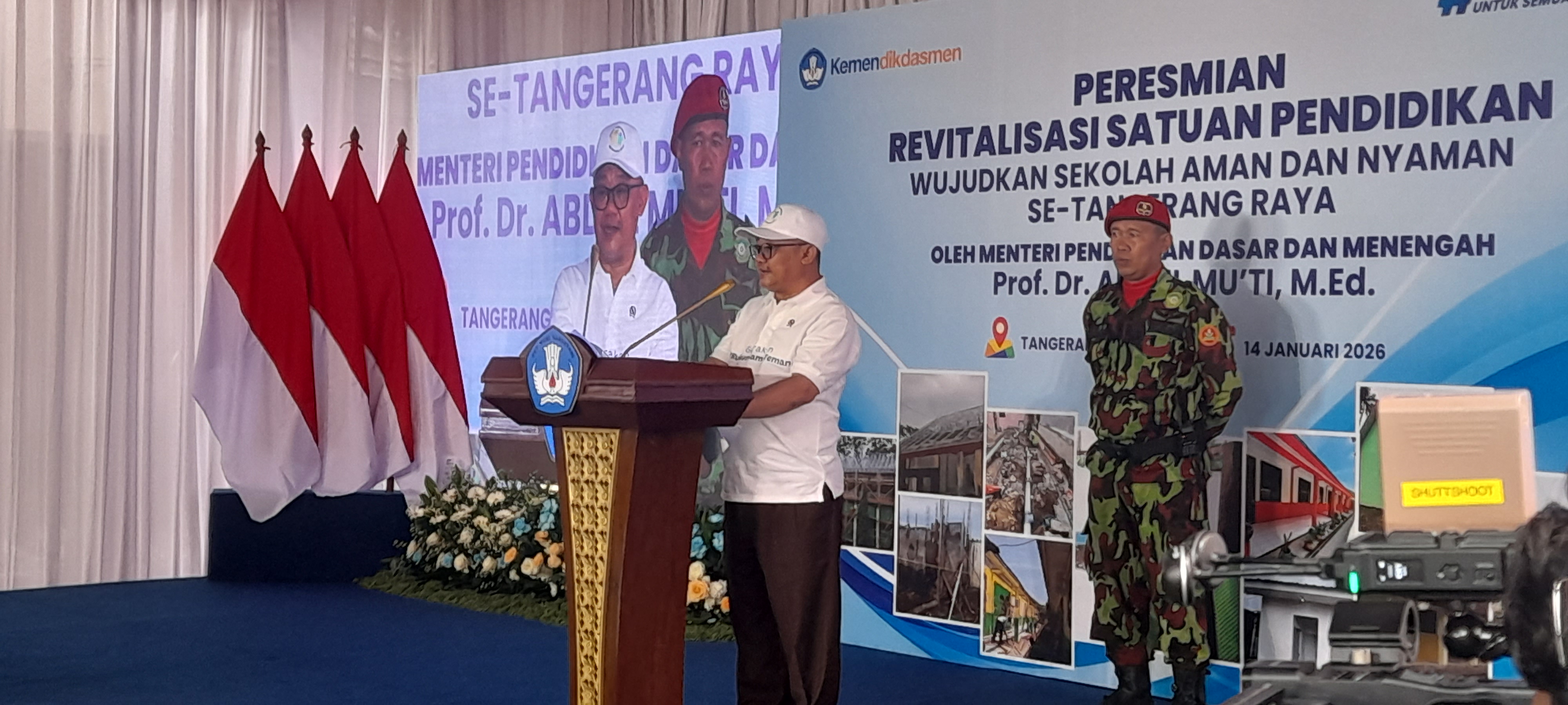 Mendikdasmen Targetkan 71 Ribu Satuan Pendidikan Tuntas Program Revitalisasi di 2026