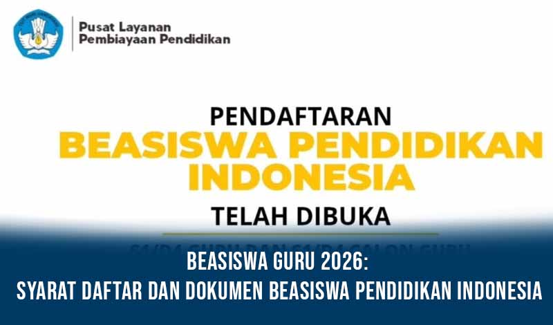 Kemendikdasmen Buka Beasiswa S1 bagi 12.500 Guru TK Melalui Jalur RPL Pendaftaran Ditutup 24 Januari 2026