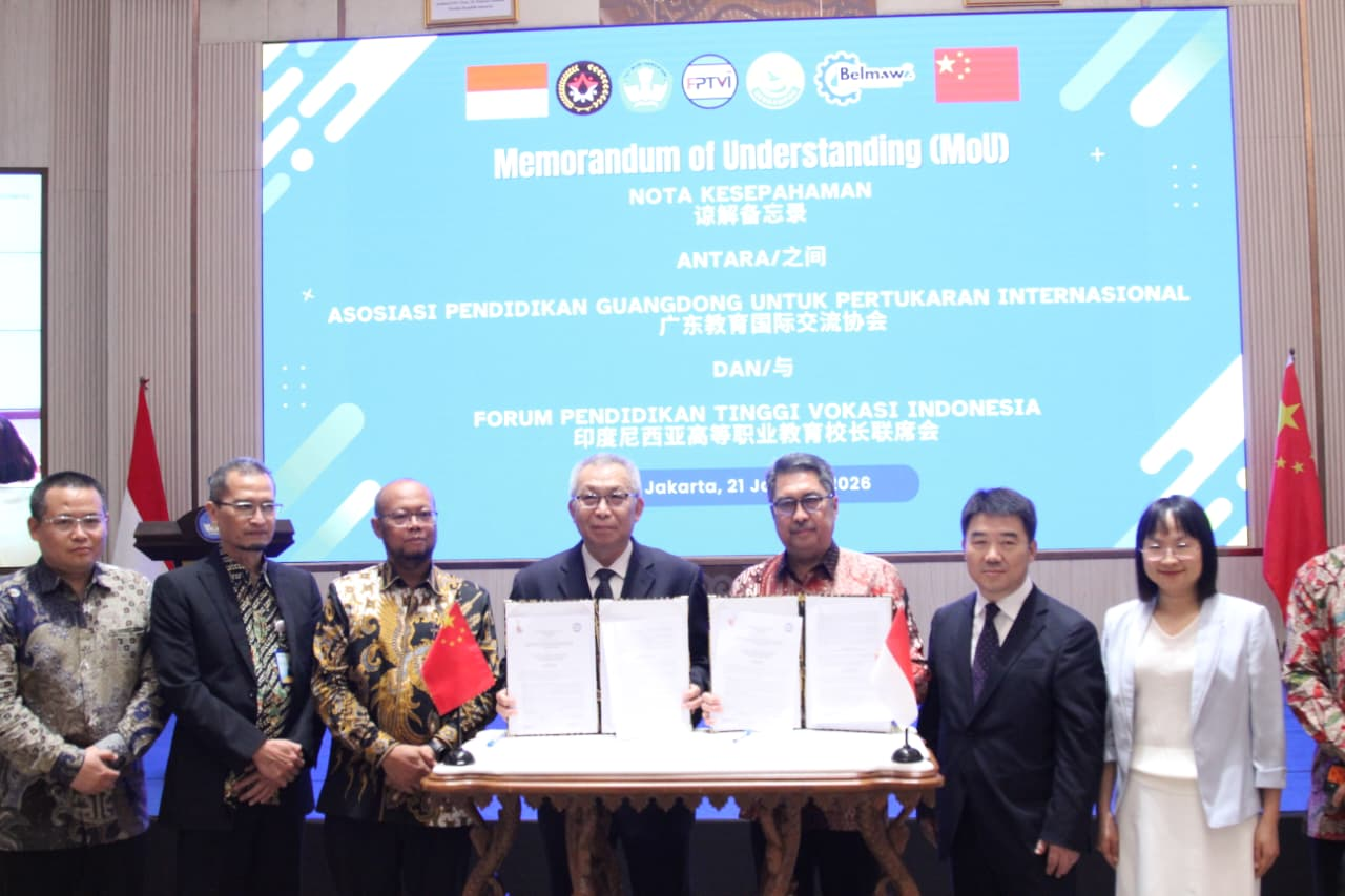Indonesia-Tiongkok Resmikan Kerja Sama Vokasi Melalui Lingnan Craftsman Institute